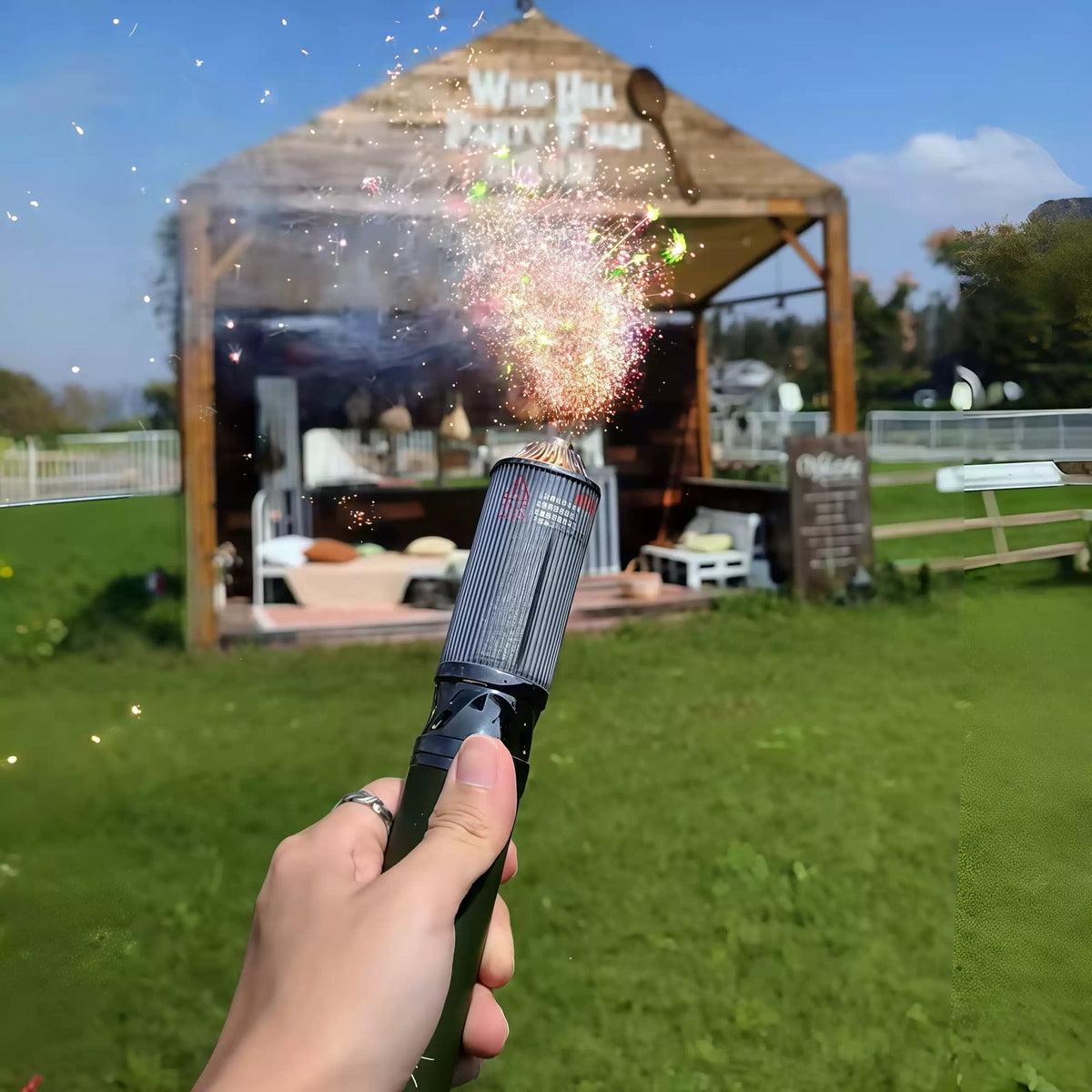 SPARK Refillable Handheld Sparkler Lighter - Olive Green