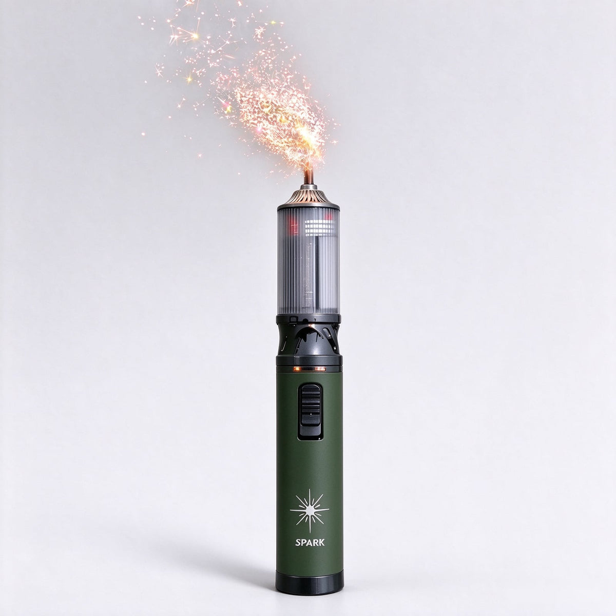 SPARK Refillable Handheld Sparkler Lighter - Olive Green