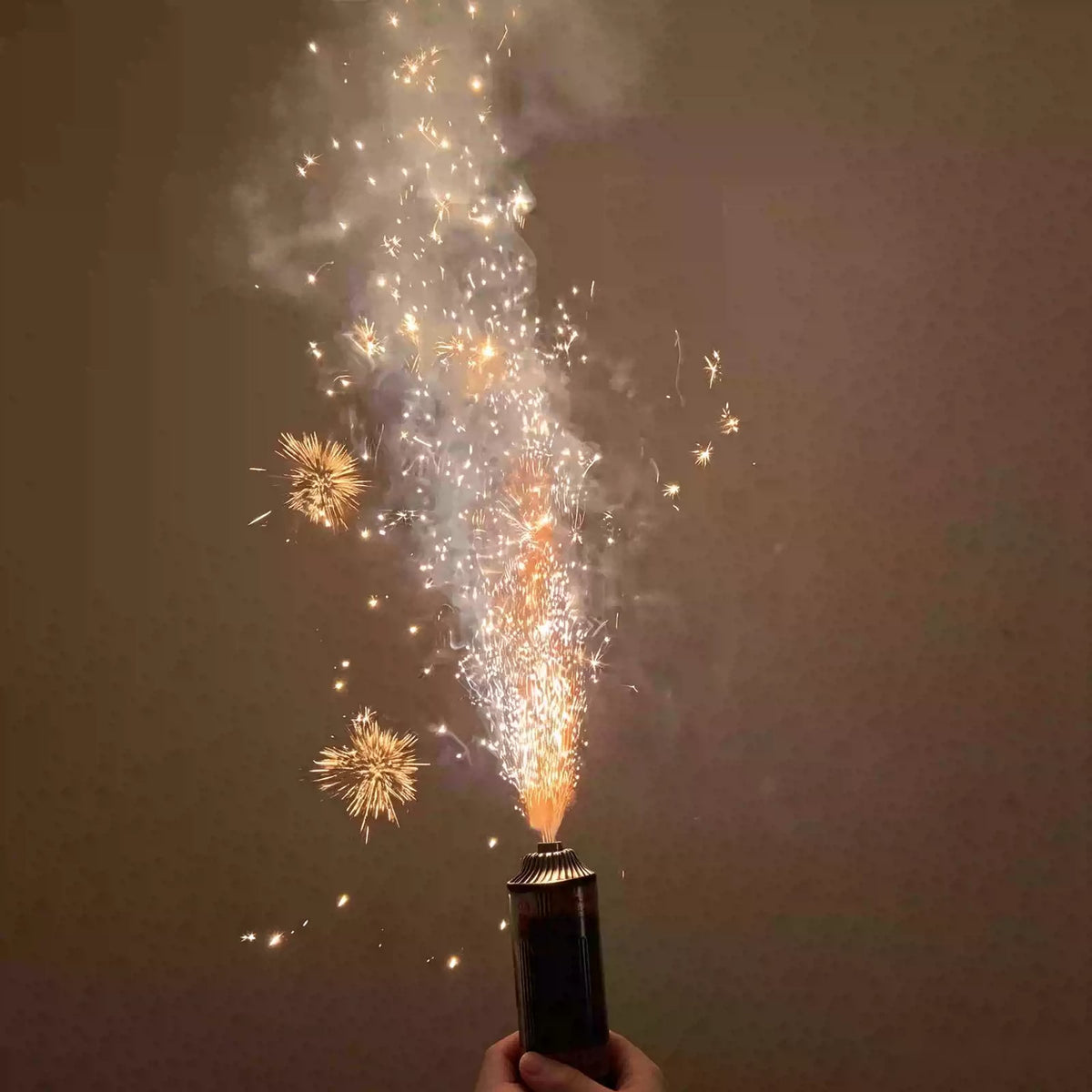 Matte Black Refillable Sparkler Lighter - Slim Handheld Design