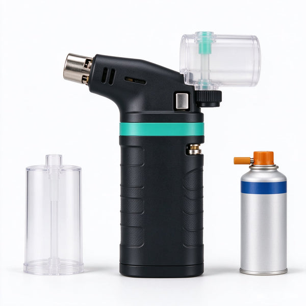 Torch and Sparkler Lighter Kit with Butane Refill and Cups