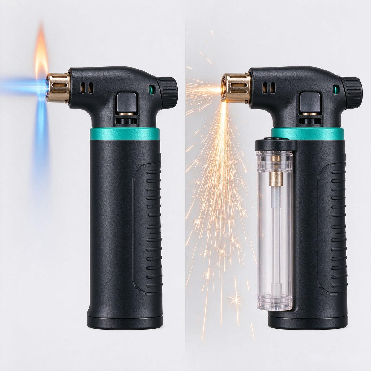 Torch and Sparkler Lighter Kit with Butane Refill and Cups